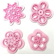 Flower Stamp 4pcs