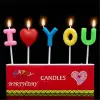 I Love You Candle
