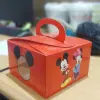 Mickey Minnie Red Cake Box @5pc