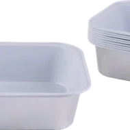 Segi Alu Tray  BX4381  380ml White