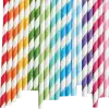 Paper Straw Warna  Warni 6 mm Biru