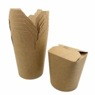 Brown Paper Noodle Box 16 Oz