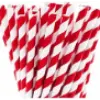 Paper Straw 8 mm (Garis Merah)