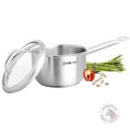 Sauce Pan 16Cm WGlass LidEstio Pro