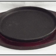 Iron Steak Plate 28cm Bulat