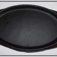 Iron Steak Plate 24cm Bulat