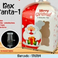 CAKE BOX 185x95x30cm SANTA1 2pc