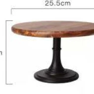 Cake Stand Wood 25cm