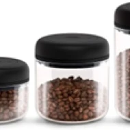 Coffee Bean Glass Canister Storage Jar 12ltr