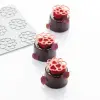 PAVODECOR 300 x 175 mm silicone mould - 15 indents - Hearts 2