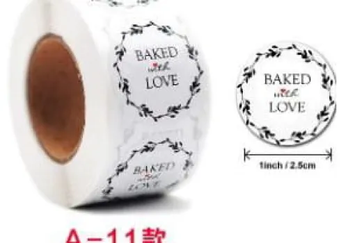 Sticker & Pita Roll STICKER A-11 2.5 cm/ 1 inch 1 Rol 500 lbr 1 ~item/2024/1/23/stc0001