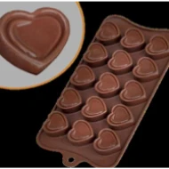 Sil Double Heart Choco