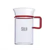 Mug 90, Plastic Handle Red
