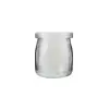 200ml Short Pudding Glass Bottle with plastic cover