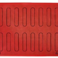 CLAIR micro perforated silicone pad 600 x 400 mm 20 indents 125 x 25 mm