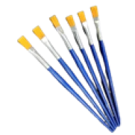 Flat Tips Cake Decorating Brush 6 Pcs