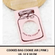 Cookies Bag Cookie Jar PINK uk12x18 cm