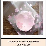 Cookies Bag Peach Blossom uk8x10 cm