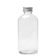 250ml Round Boston Glass Bottle with Alu Lid