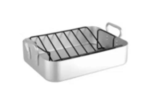 FRY & SAUTE PAN Bima Al Rosting Pan 43x36x10.5 cm 1 ~item/2024/1/5/bp1922540_bima_chef_aluminium_roasting_pan_40x31x95_satin_finish_30_mm
