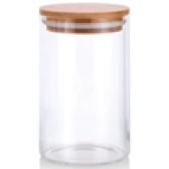 Nara Borosilicate Jar with Wooden Lid 700ml