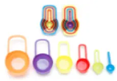 Measure 6pcs Measuring rainbow spoon 1 ~item/2024/2/2/153