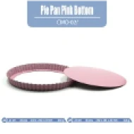 Pie Pan 28cm Pink Bottom