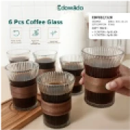 6 PCS COFFE GLASS 320 ML