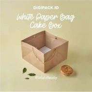 DIGIPACK  Brown Paper Bag Cake Box 24 x 24 x 15 10pcs