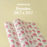 DIGIPACK  Peonies Food Wrap 287 x 297 20pcs
