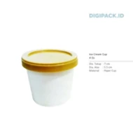 DIGIPACK  White Paper Cup Hot 8 oz 10