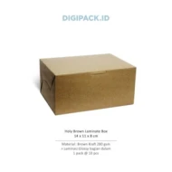 DIGIPACK  Holy Brown Laminate Box 14 x 11 x 8 10pcs
